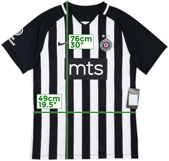 2018-19 Partizan Belgrade Home Shirt (M)