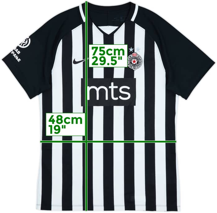 2018-19 Partizan Belgrade Home Shirt - 10/10 - (M)