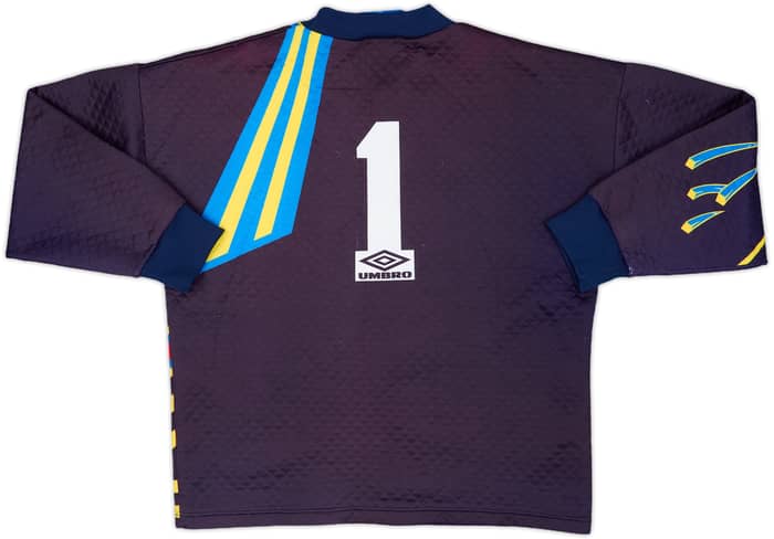 1992-93 Manchester United GK Shirt #1 - 8/10 - (L.Boys)