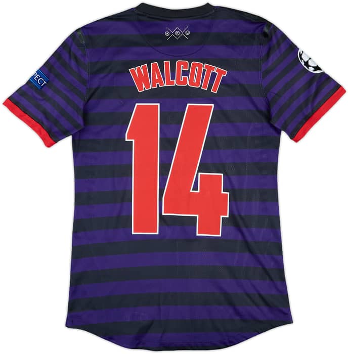 2012-13 Arsenal Match Issue Away Shirt Walcott #14