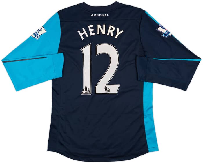 2011-12 Arsenal Player Issue Away L/S Shirt Henry #12 (L)