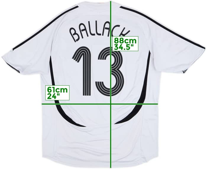 2005-07 Germany Home Shirt Ballack #13 - 4/10 - (XXL)