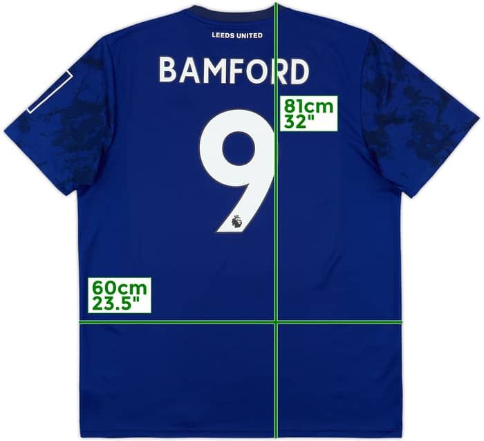 2021-22 Leeds United Away Shirt Bamford #9 - 7/10 - (XL)