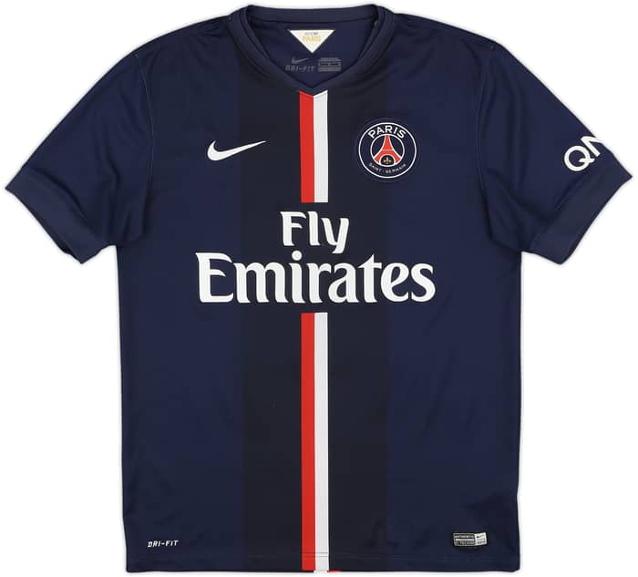 2014-15 Paris Saint-Germain Home Shirt Ibrahimovic #10 - 6/10 - (M)