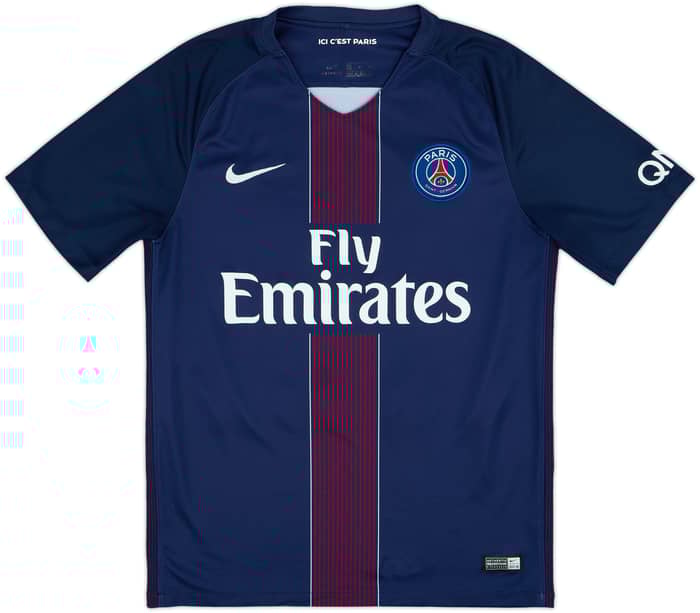 2016-17 Paris Saint-Germain Home Shirt Cavani #9 - 7/10 - (M)