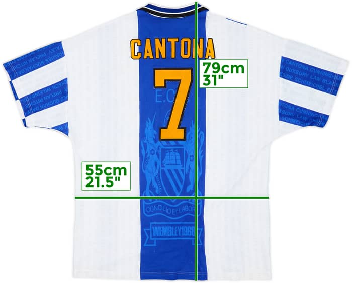 1994-96 Manchester United Third Shirt Cantona #7 - 6/10 - (L)