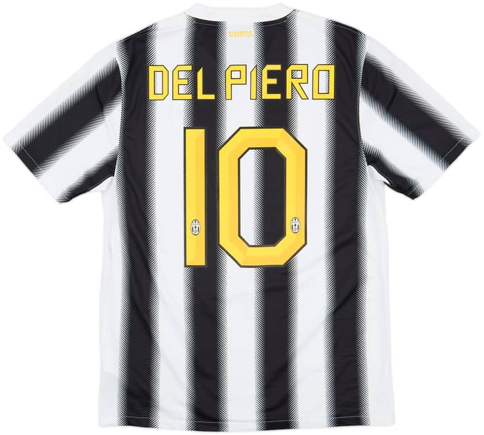 2011-12 Juventus Home Shirt Del Piero #10 - 8/10 - (M)