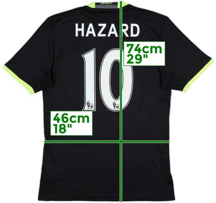 2016-17 Chelsea Away Shirt Hazard #10 - 8/10 - (S)