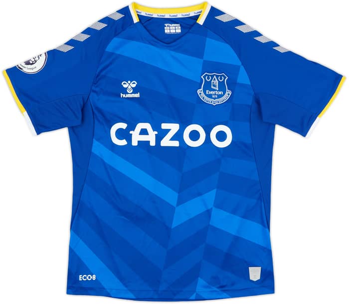 2021-22 Everton Home Shirt Van de Beek #30 - 8/10 - (M)