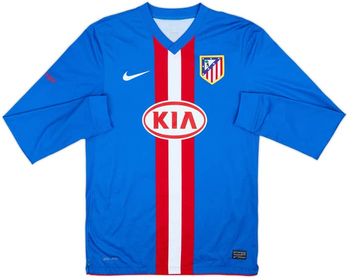 2010-11 Atletico Madrid Player Issue Away L/S Shirt Kun Aguero #10 - 10/10 - (S)