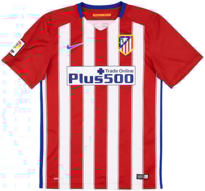 2015-16 Atletico Madrid Home Shirt J.Gimenez #24 - 10/10 - (S)