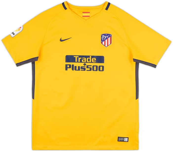 2017-18 Atletico Madrid Away Shirt Gabi #14 - 10/10 - (XL.Boys)
