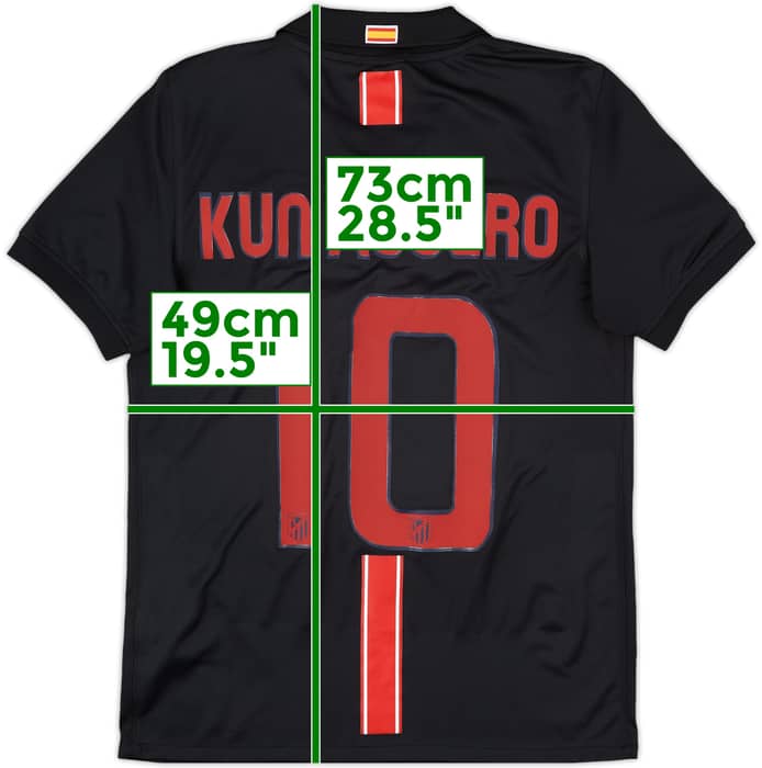 2009-10 Atletico Madrid Away Shirt Kun Aguero #10 - 8/10 - (S)