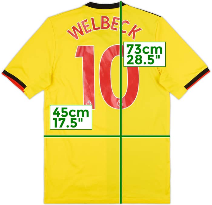 2019-20 Watford Home Shirt Welbeck #10 - 6/10 - (XL.Boys)