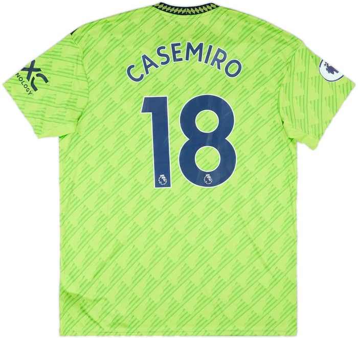 2022-23 Manchester United Third Shirt Casemiro #18 - 10/10 - (XL)