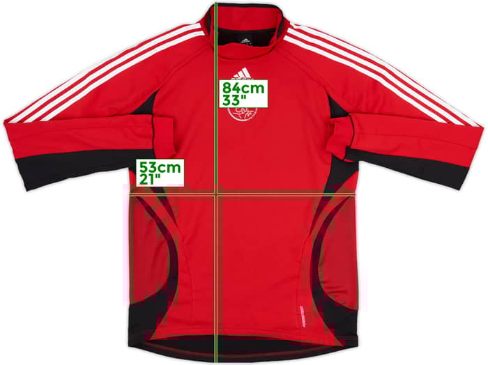 2007-08 Ajax adidas Sweat Top - 8/10 - (L)