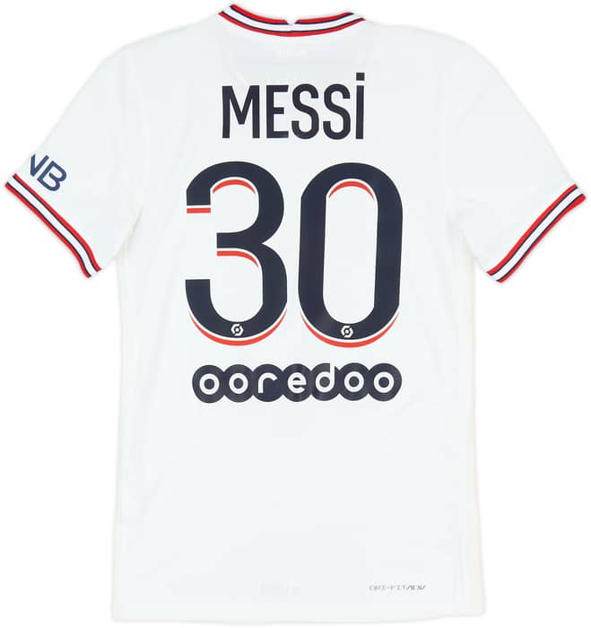 2021-22 Paris Saint-Germain Authentic Fourth Shirt Messi #30 - 10/10 - (XS)