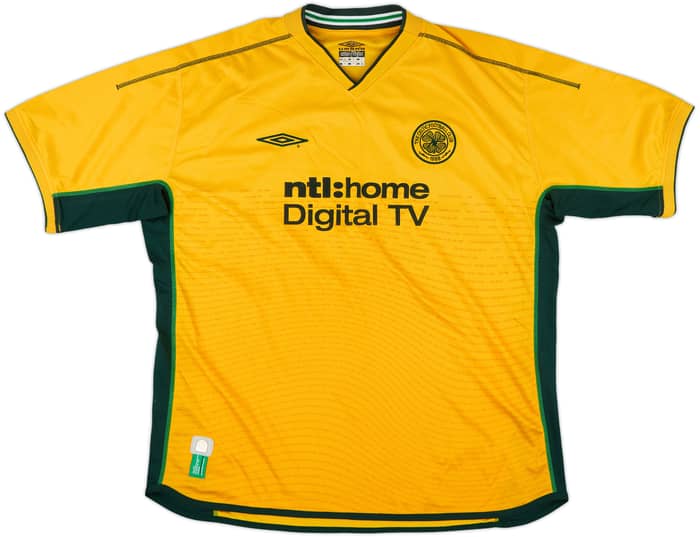 2002-03 Celtic Away Shirt Larsson #7 - 9/10 - (XXL)