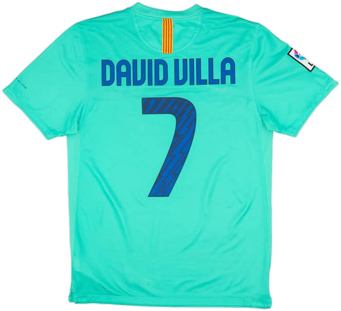 2010-11 Barcelona Away Shirt David Villa #7 - 5/10 - (M)