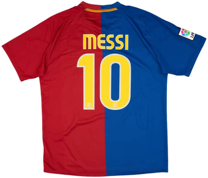 2008-09 Barcelona Home Shirt Messi #10 - 5/10 - (L)