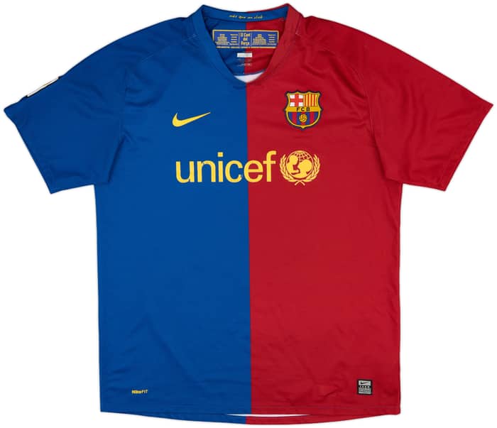 2008-09 Barcelona Home Shirt Messi #10 - 5/10 - (L)
