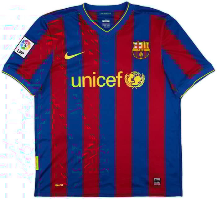 2009-10 Barcelona Home Shirt Ibrahimovic #9 - 8/10 - (M)
