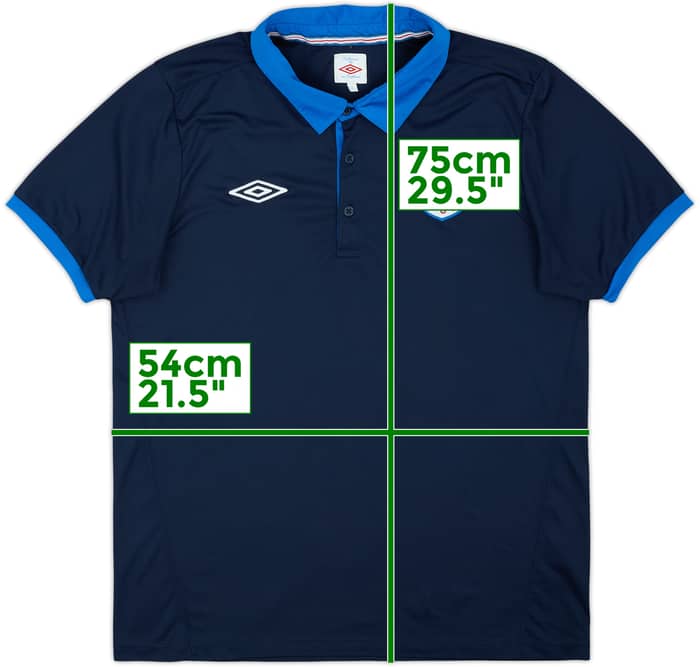 2011-12 England Umbro Polo Shirt - 9/10 - (L)