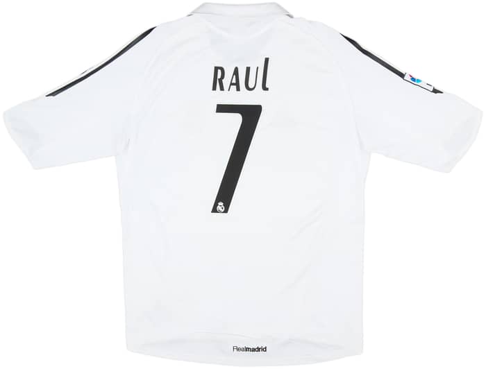 2005-06 Real Madrid Home Shirt Raul #7 - 8/10 - (L)
