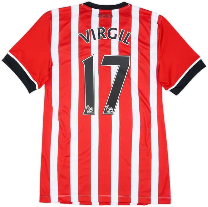 2016-17 Southampton Home Shirt Virgil #17 - 9/10 - (M)