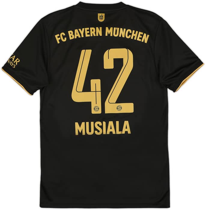 2021-22 Bayern Munich Away Shirt Musiala #42 - 9/10 - (S)