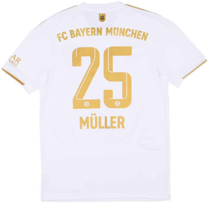 2022-23 Bayern Munich Away Shirt Muller #25 - 10/10 - (S)
