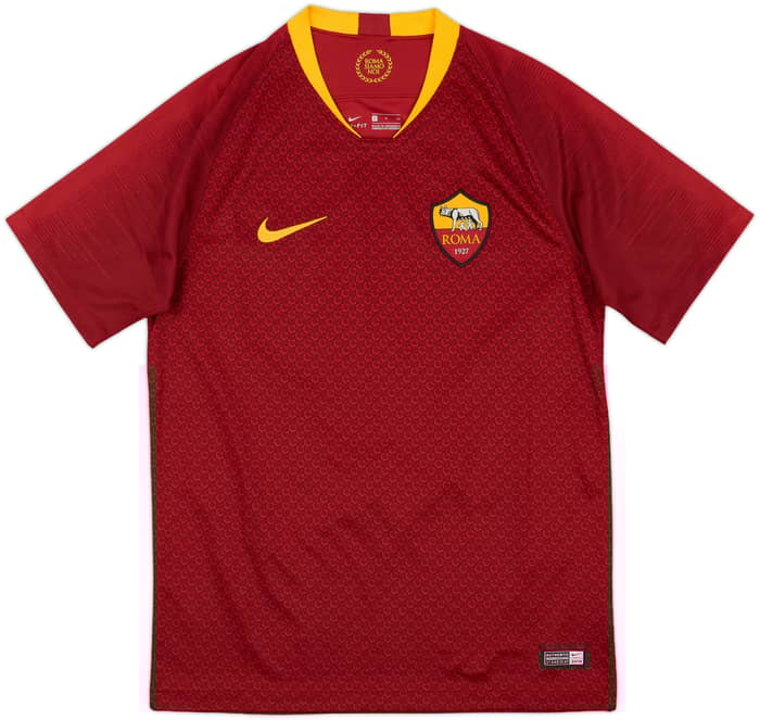 2018-19 Roma Home Shirt Dzeko #9 - 10/10 - (S)