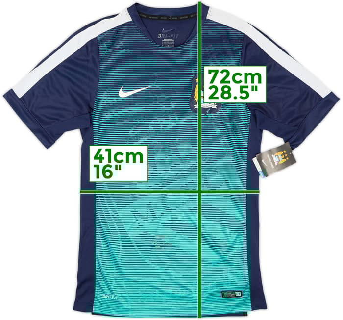 2015-16 Manchester City Nike Authentic Training Shirt (S)