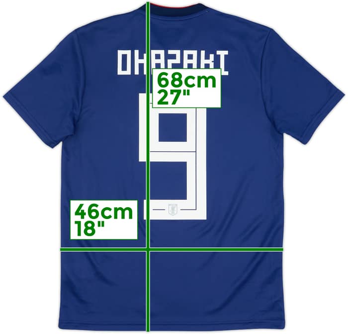 2018-19 Japan Home Shirt Okazaki #9 (S)