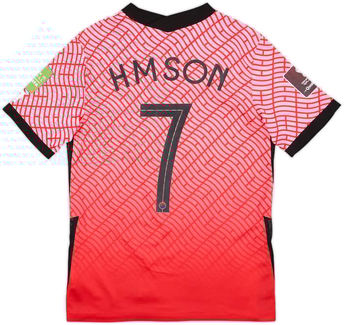 2020-21 South Korea Home Shirt H M Son #7 - 7/10 - (M)