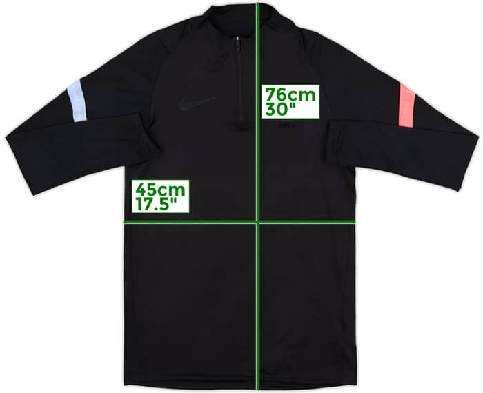 2020-21 South Korea Nike 1/4 Zip Drill Top - 6/10 - (M)