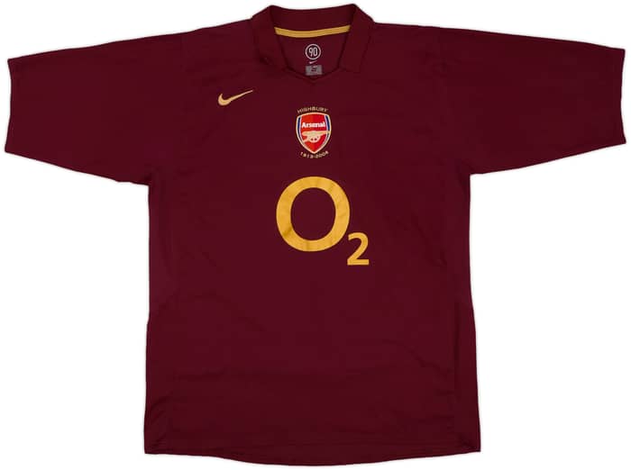 2005-06 Arsenal Home Shirt Henry #14 - 9/10 - (XL)