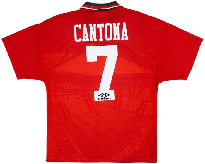 1994-96 Manchester United Home Shirt Cantona #7 - 8/10 - (M)