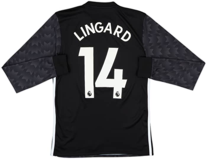 2017-18 Manchester United Away L/S Shirt Lingard #14 - 8/10 - (XS)