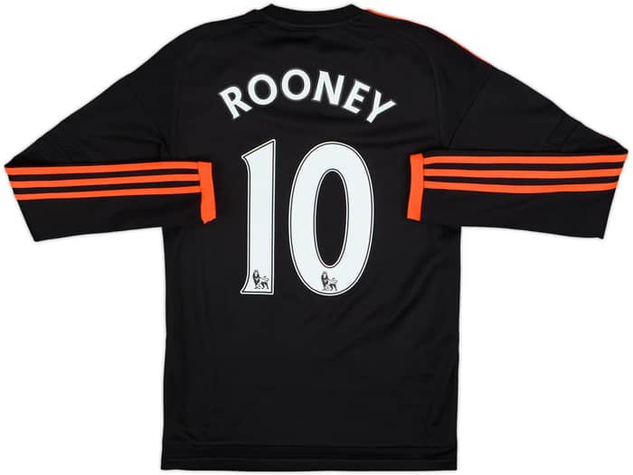 2015-16 Manchester United Third L/S Shirt Rooney #10 - 9/10 - (XS)