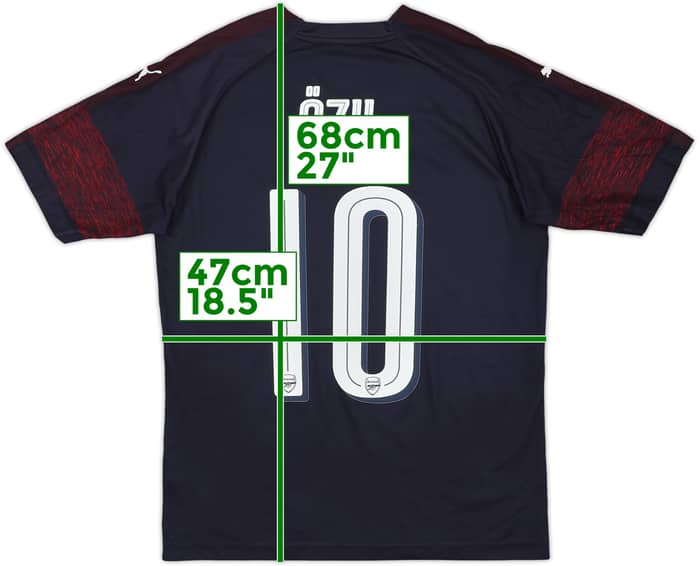 2018-19 Arsenal Away Shirt Ozil #10 - 5/10 - (S)
