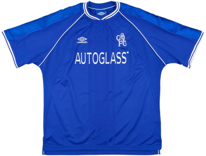 1999-01 Chelsea Home Shirt Zola #25 - 10/10 - (XXL)