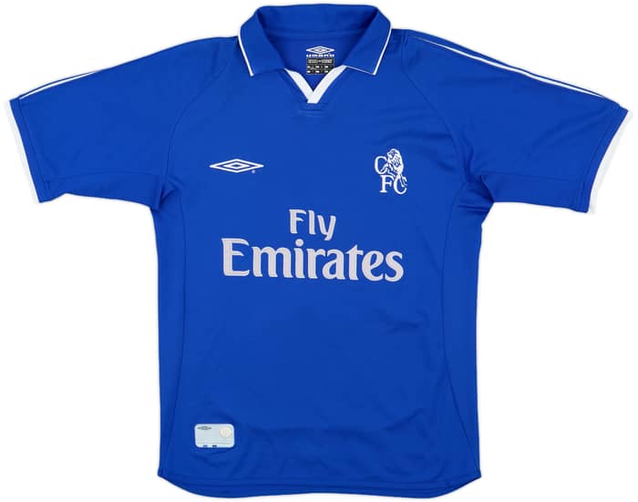 2001-03 Chelsea Home Shirt Zola #25 - 7/10 - (S)