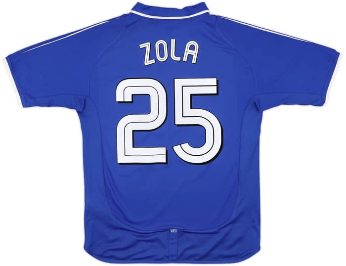 2001-03 Chelsea Home Shirt Zola #25 - 9/10 - (M)
