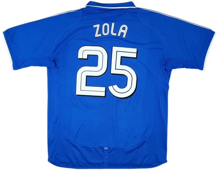2001-03 Chelsea Home Shirt Zola #25 - 8/10 - (XL)