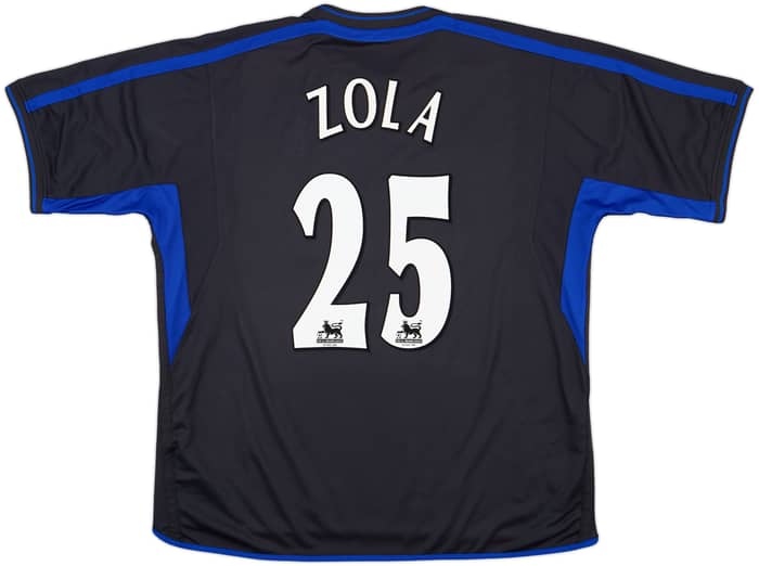 2002-04 Chelsea Away Shirt Zola #25 - 10/10 - (XXL)