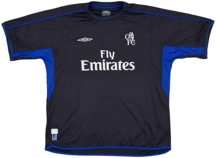 2002-04 Chelsea Away Shirt Zola #25 - 10/10 - (XXL)