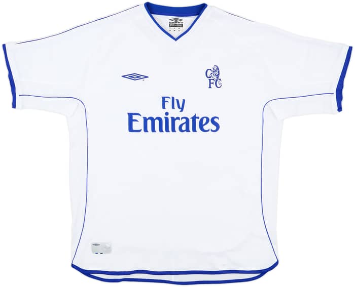 2001-03 Chelsea Away Shirt Zola #25 - 8/10 - (XL)