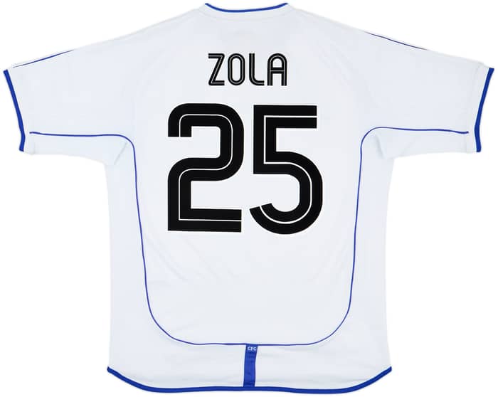 2001-03 Chelsea Away Shirt Zola #25 - 6/10 - (M)