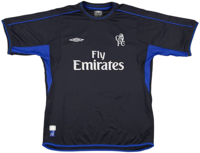 2002-04 Chelsea Away Shirt Zola #25 - 8/10 - (XL)